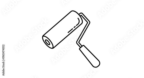 Paint Roller with Handle Tool.
