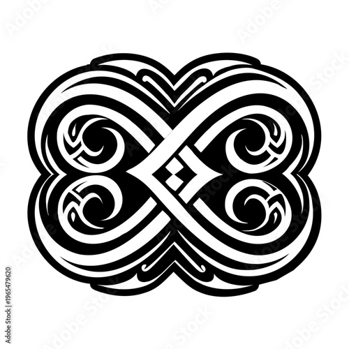 Infinity symbol icon in solid style
