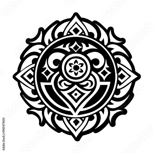 Jade tattoo icon in glyph style
