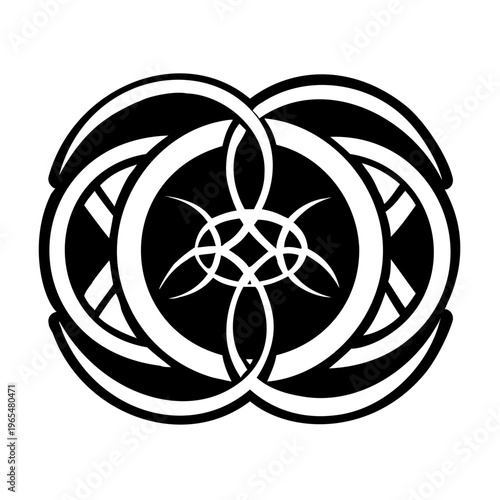 Goddess symbol icon in filled style