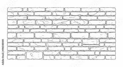 Rough-hewn stone wall, unevenly mortared with visible cracks