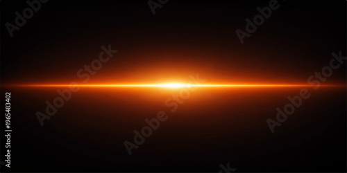 Bright glowing sun in space with fiery orange light and clouds in a colorful sky