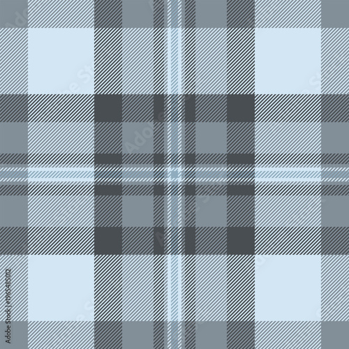 Grid texture textile background, flowing fabric plaid pattern. Retro tartan vector seamless check in pastel and light colors.