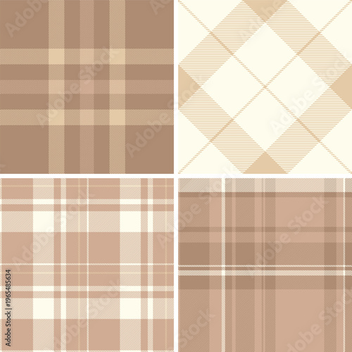 Plaid pack designed for licensing projects. Market ready tartan styles suit apparel, home decor, and accessories. Vector files stay flexible.