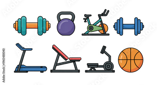 Two cinnamon sticks with star anise resting on a flat surface Vector