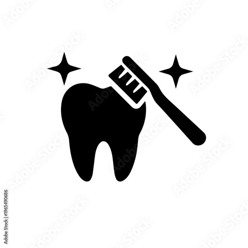 Tooth Cleaning Icon
