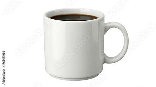 Tableau sur toile Experience the invigorating warmth and rich flavor of a classic hot black coffee