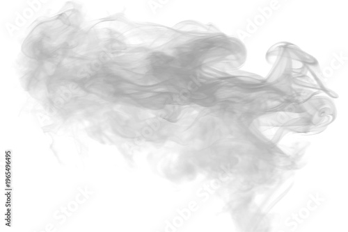 Bilde på lerret Light smoke haze with airy transparency and gentle motion, suitable for minimal backgrounds