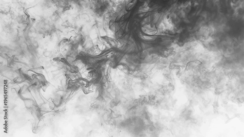 Realistic drifting smoke with smooth motion and airy transparency, suitable for cinematic effects. vector