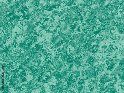 Abstract teal marble texture with organic mottled patterns and light green mineral spots.