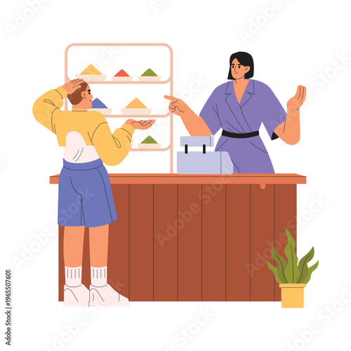 Discount Talk  vector concept illustration EPS file