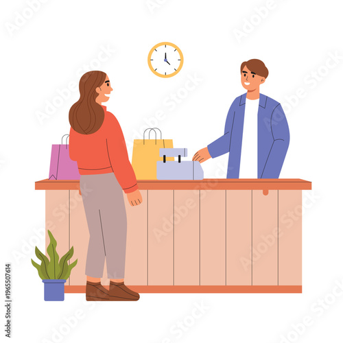 Happy Deal  vector concept illustration EPS file