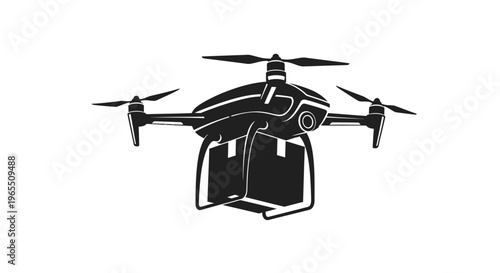 Drone Aerial Vehicle Quadcopter.