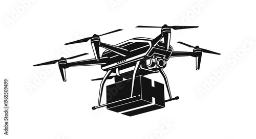 Drone Aerial Vehicle Technology Robot.