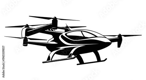 Modern Electric Vertical Takeoff Aircraft Design.