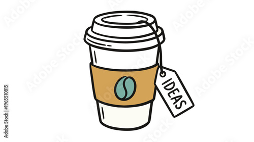 Takeaway Coffee Cup Illustration