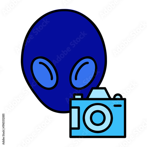 alien and camera