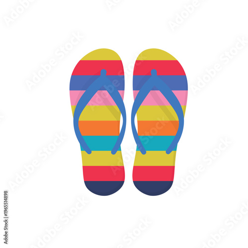 Summer Slipper Illustration