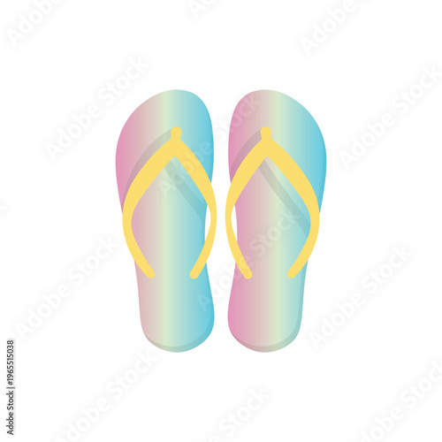 Summer Slipper Illustration