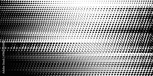 Black grunge halftone gradient banner concept. White background wallpaper