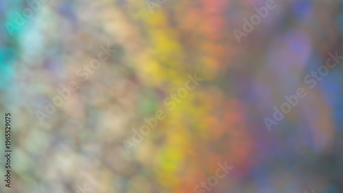 Abstract colorful bokeh background with blurred lights in various vibrant hues and tones