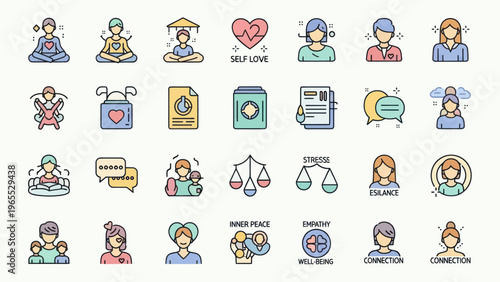 People icons with various expressions.