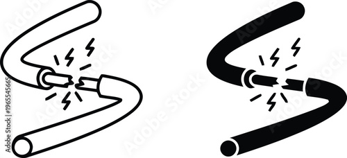 Electric pipe fittings with sparks