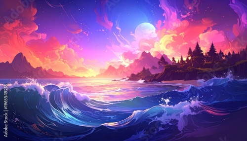 Chromatic Convergence of Coastal Majesty