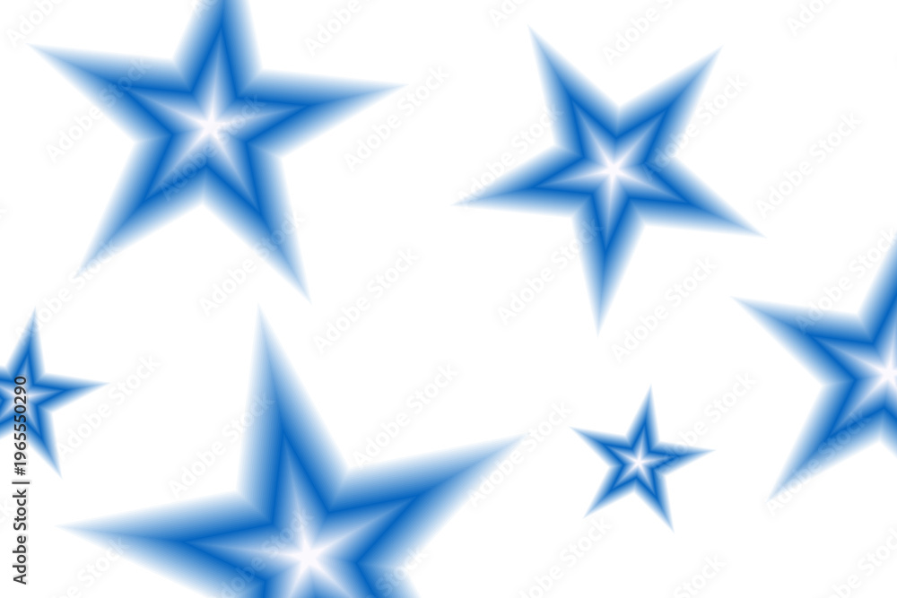 Fototapeta premium Blue Star Pattern Background Abstract Geometric Design