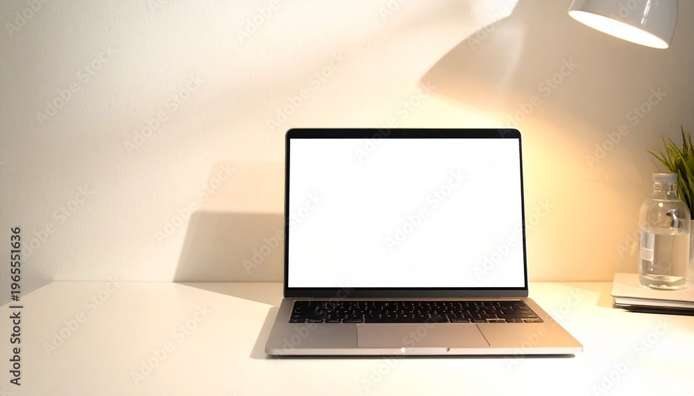 Fototapeta premium laptop with blank screen