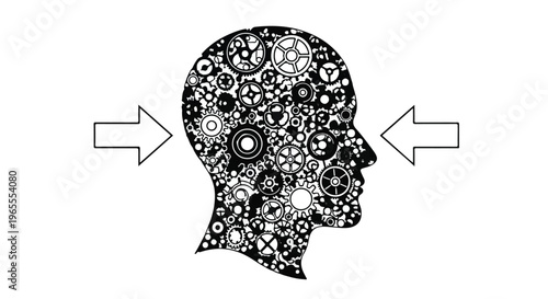 Creative thinking and problem solving concept