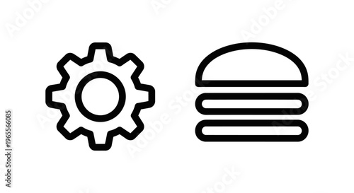Website sidebar settings and navigation menu icon set: essential symbols for user interface, configuration, and digital experience design