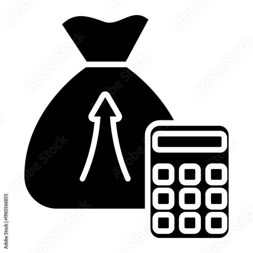 Increase sale icon vector. Income growth Illustration sign. Business growth symbol or logo.