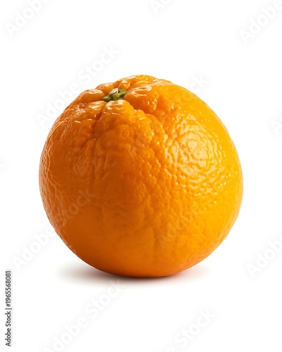 Orange fruit isolated on white background