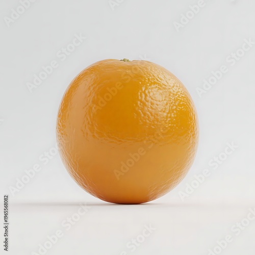 Orange fruit isolated on white background