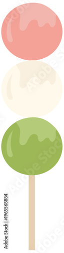 japanese dango vector