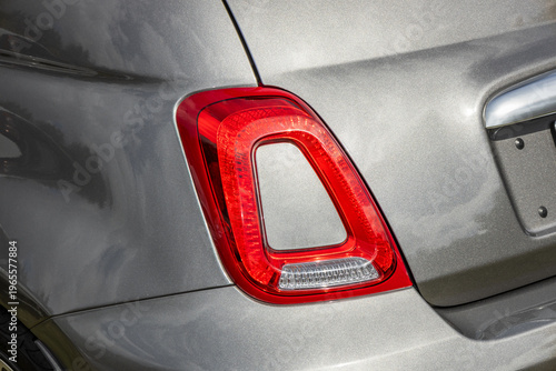 古い車のテールライト　Taillights of old cars, classic cars