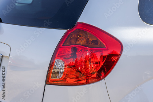 古い車のテールライト　Taillights of old cars, classic cars