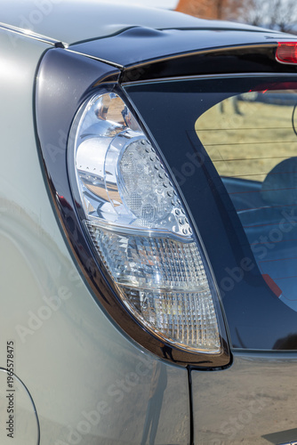 古い車のテールライト　Taillights of old cars, classic cars