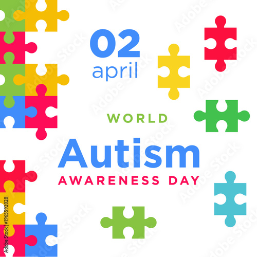 Autism. World Autism Day. Vector illustration