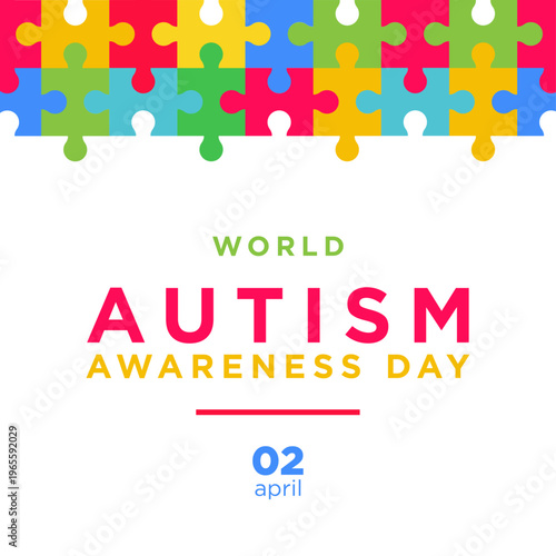 Autism. World Autism Day. Vector illustration