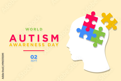 Autism. World Autism Day. Vector illustration