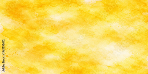 Abstract watercolor art with vintage yellow lines on aged parchment paper texture creates a grunge pattern background