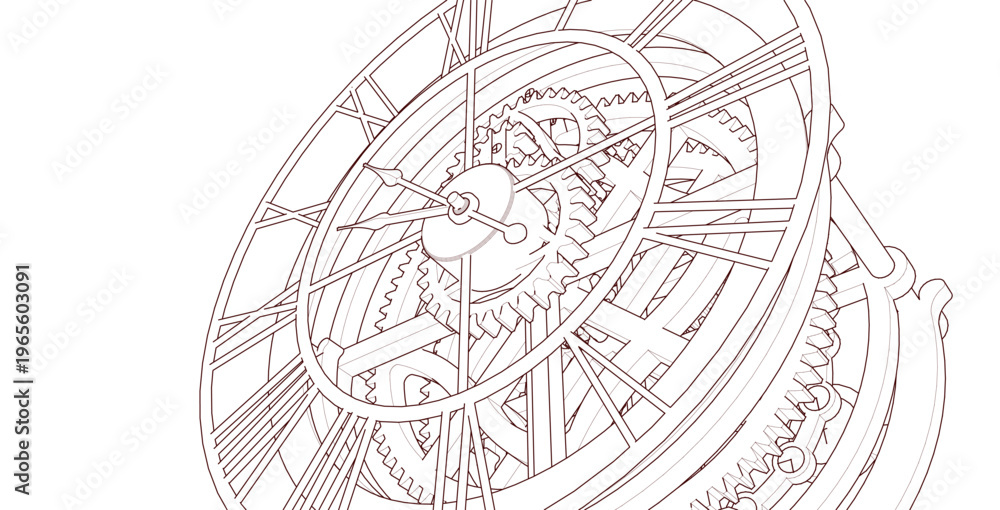 Obraz premium clock graphic symbol 3d illustration