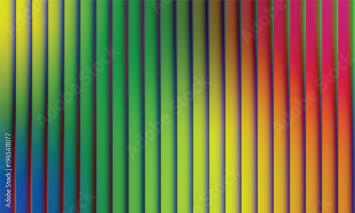 Vibrant Rainbow Gradient Vertical Stripes Abstract Background with Bright Neon Colors, Colorful Spectrum Lines Wallpaper, Modern Minimal Geometric Backdrop Design