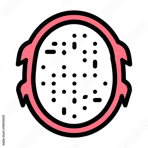 Vector of a head with thinning hair and balding spots