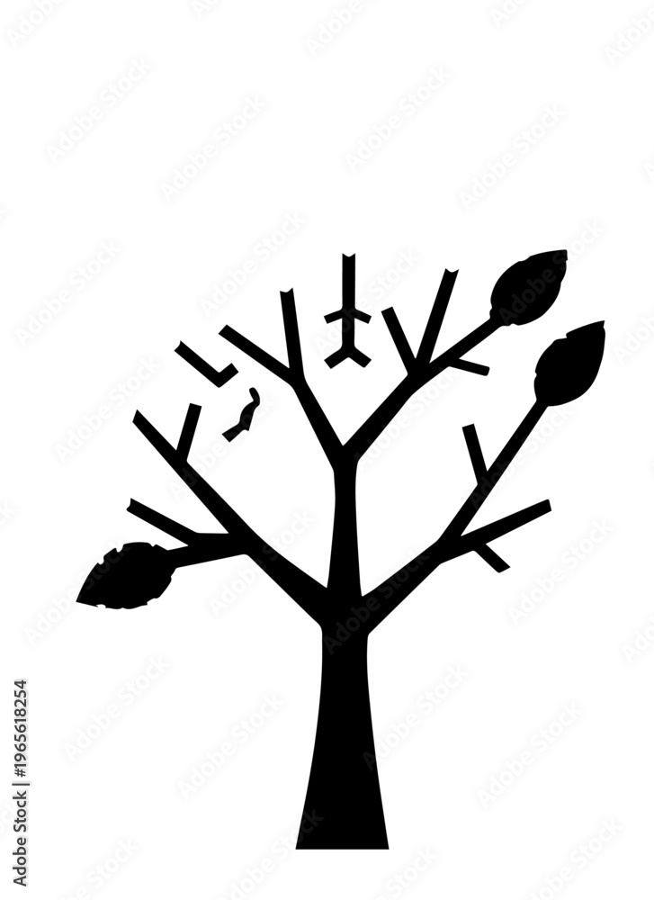 Naklejka premium tree in hand