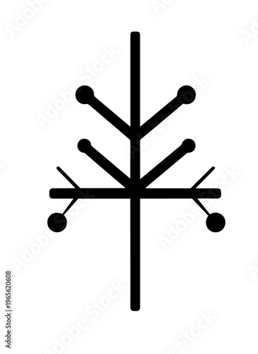black and white christmas balls