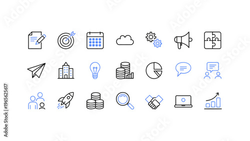 Assorted cartoon illustrations of different types of poultry meat Vector