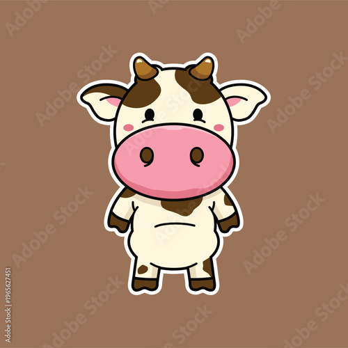 Cute Cow Illustration